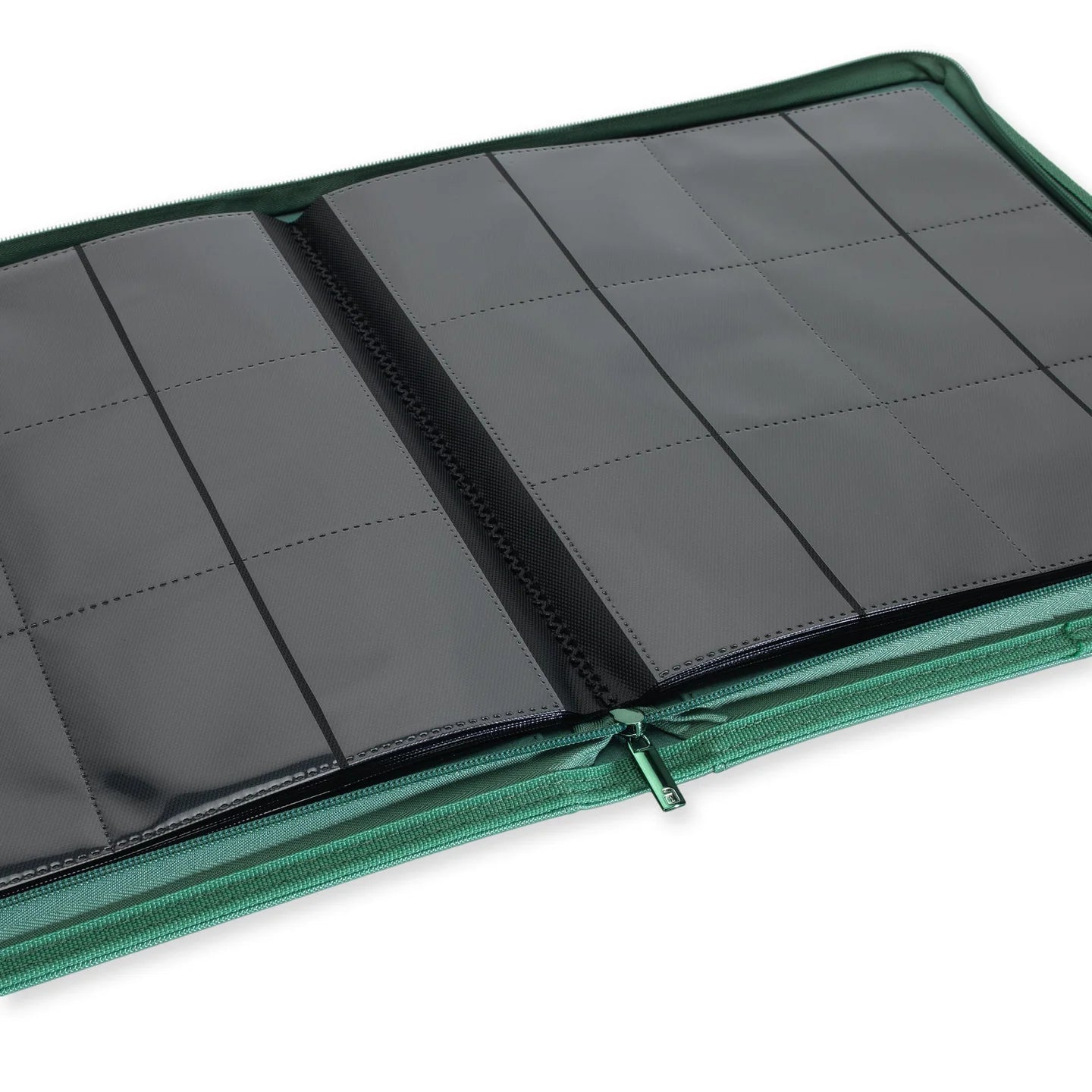 Vault X - 12 Pocket Exo-Tec Zip Binder - Metallic Green - 20% VAT