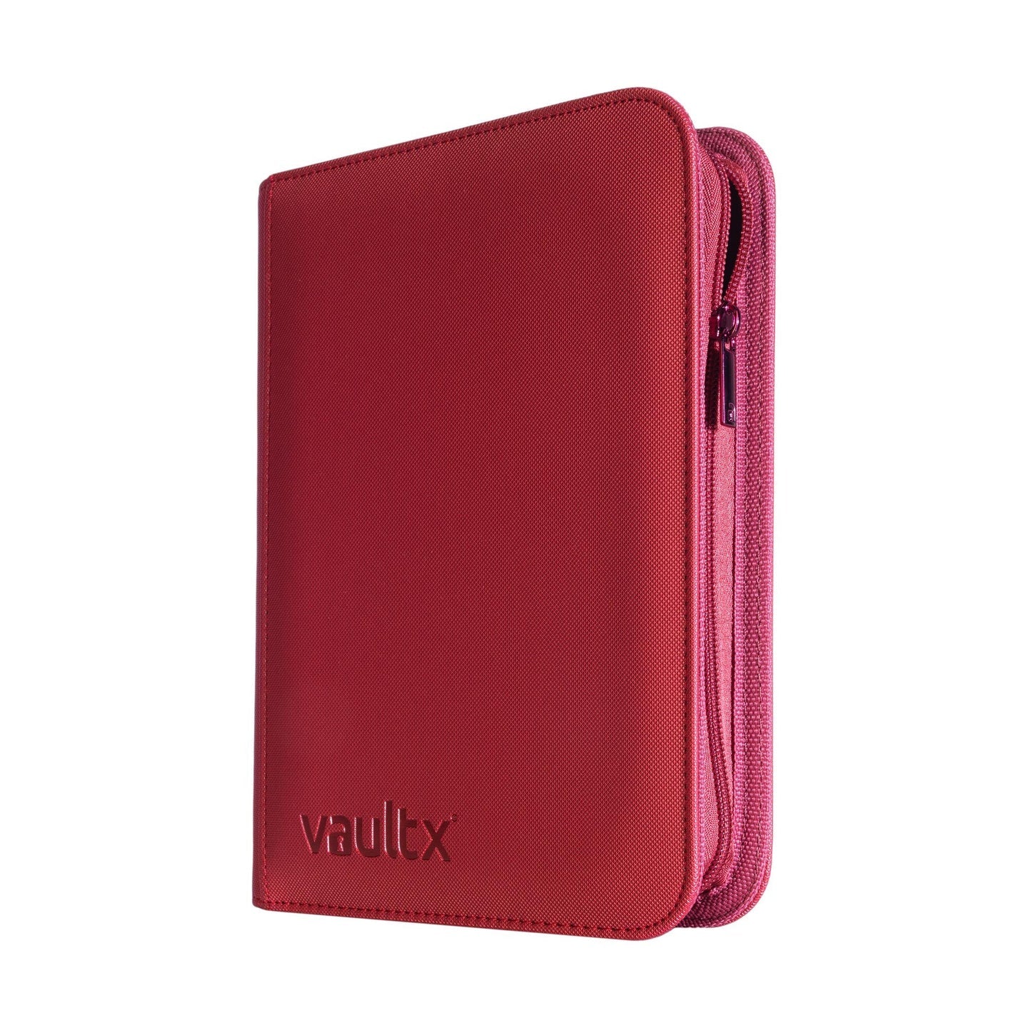 Vault X - 4 Pocket Exo-Tec Zip Binder - Metallic Red - 20% VAT