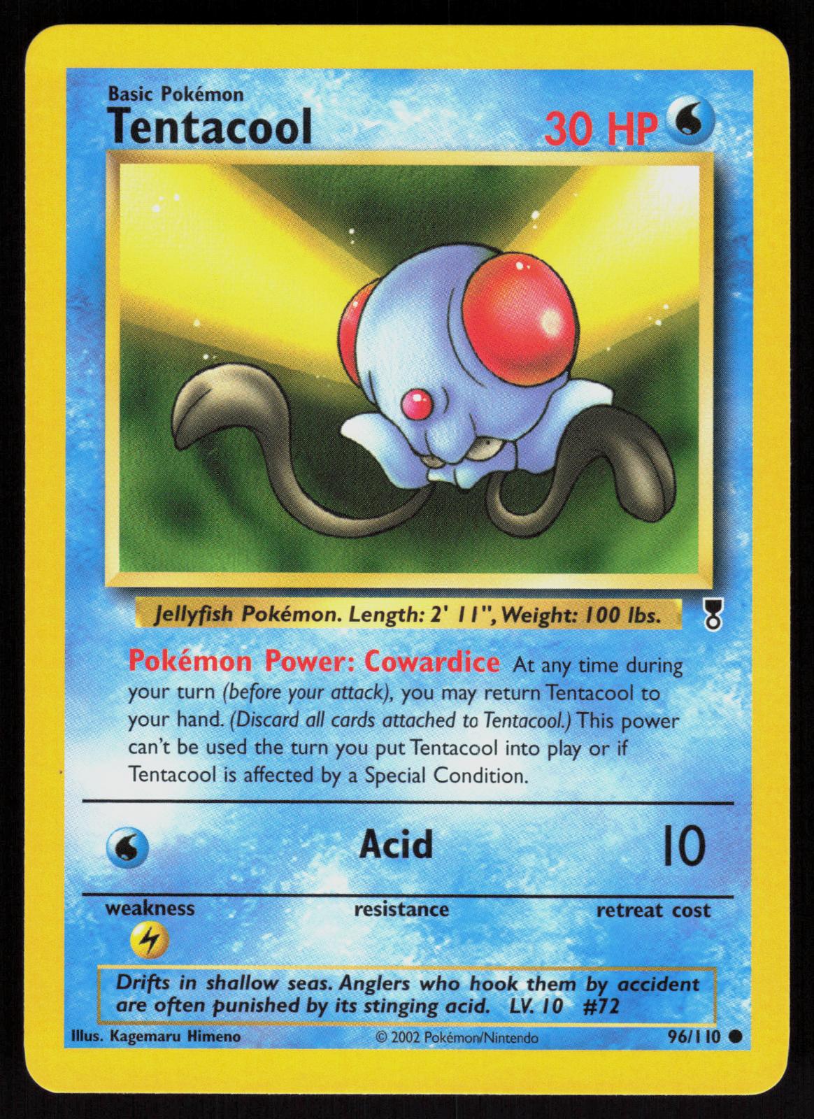 Pokemon Tentacool 96/110 Legendary Collection Common Near Mint