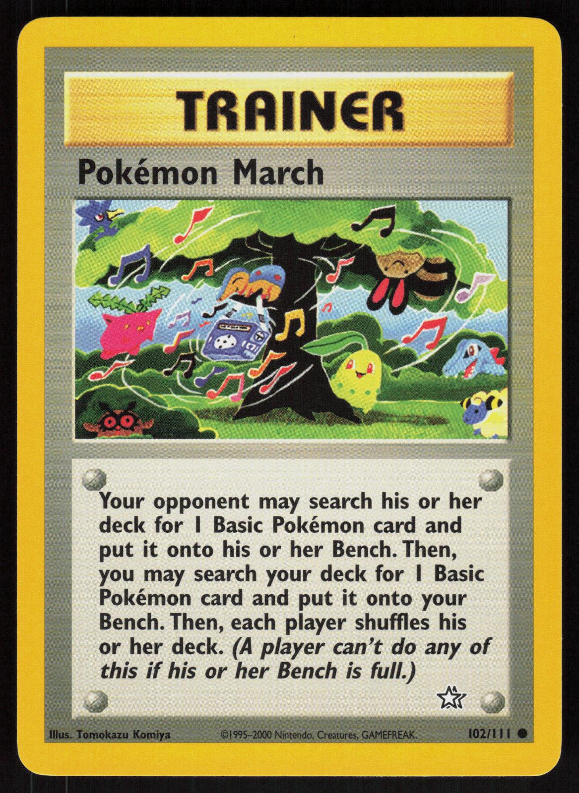Pokemon Pokemon March 102/111 Neo Genesis Common Near Mint