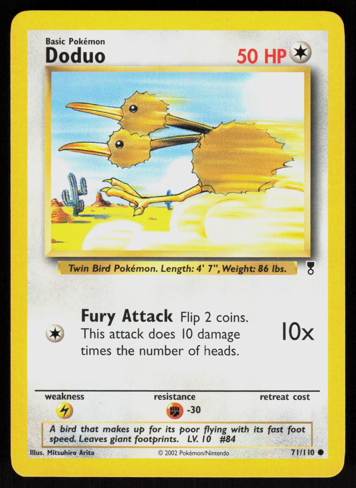 Pokemon Doduo 71/110 Legendary Collection Common Near Mint