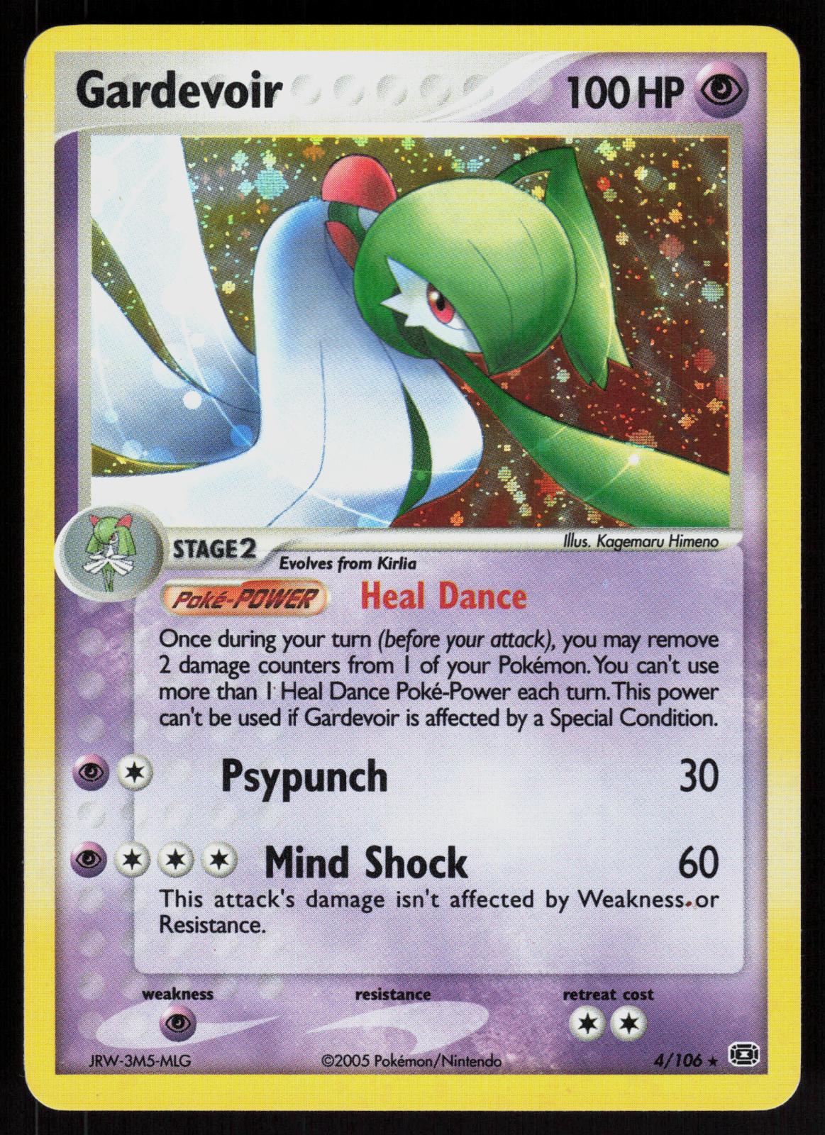 Pokemon Gardevoir 4/106 Emerald Holo Rare Holo Near Mint