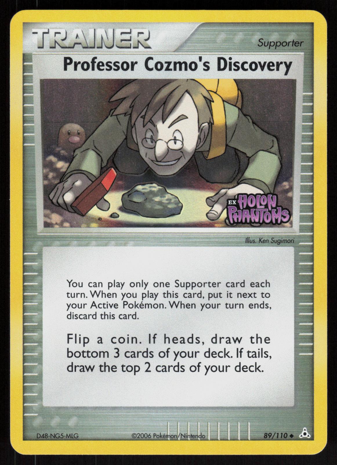 Pokemon Professor Cozmo's Discovery 89/110 Holon Phantoms Reverse Holo NM