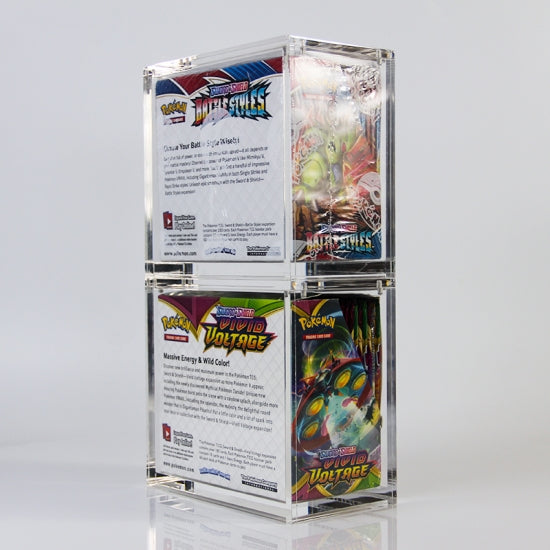 Pokemon - Acrylic Booster Box Protector - Stackable - 20% VAT
