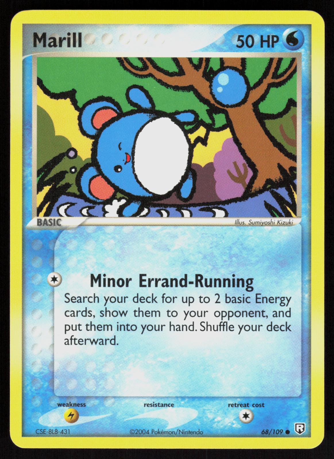 Pokemon Marill 68/109 Team Rocket Returns Common Near Mint