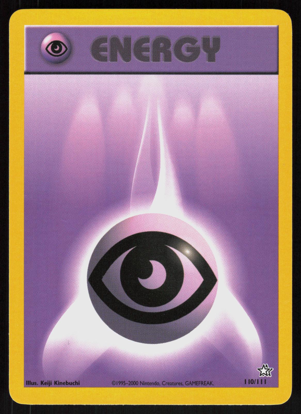 Pokemon Psychic Energy 110/111 Neo Genesis Near Mint