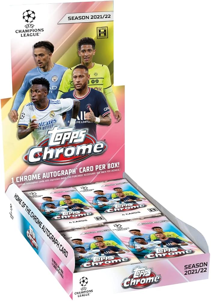 Topps Chrome - Season 2021/22 - Champions League - Hobby Lite Box - 0% VAT GVMS