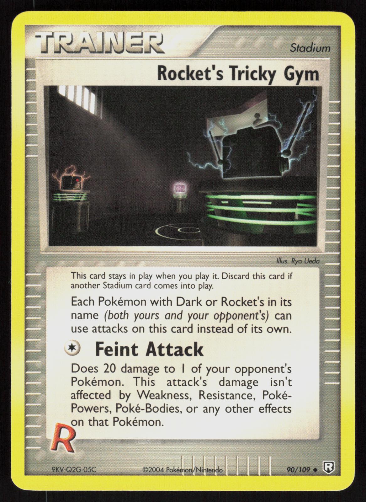 Pokemon Rocket's Tricky Gym 90/109 Team Rocket Returns Uncommon Near Mint