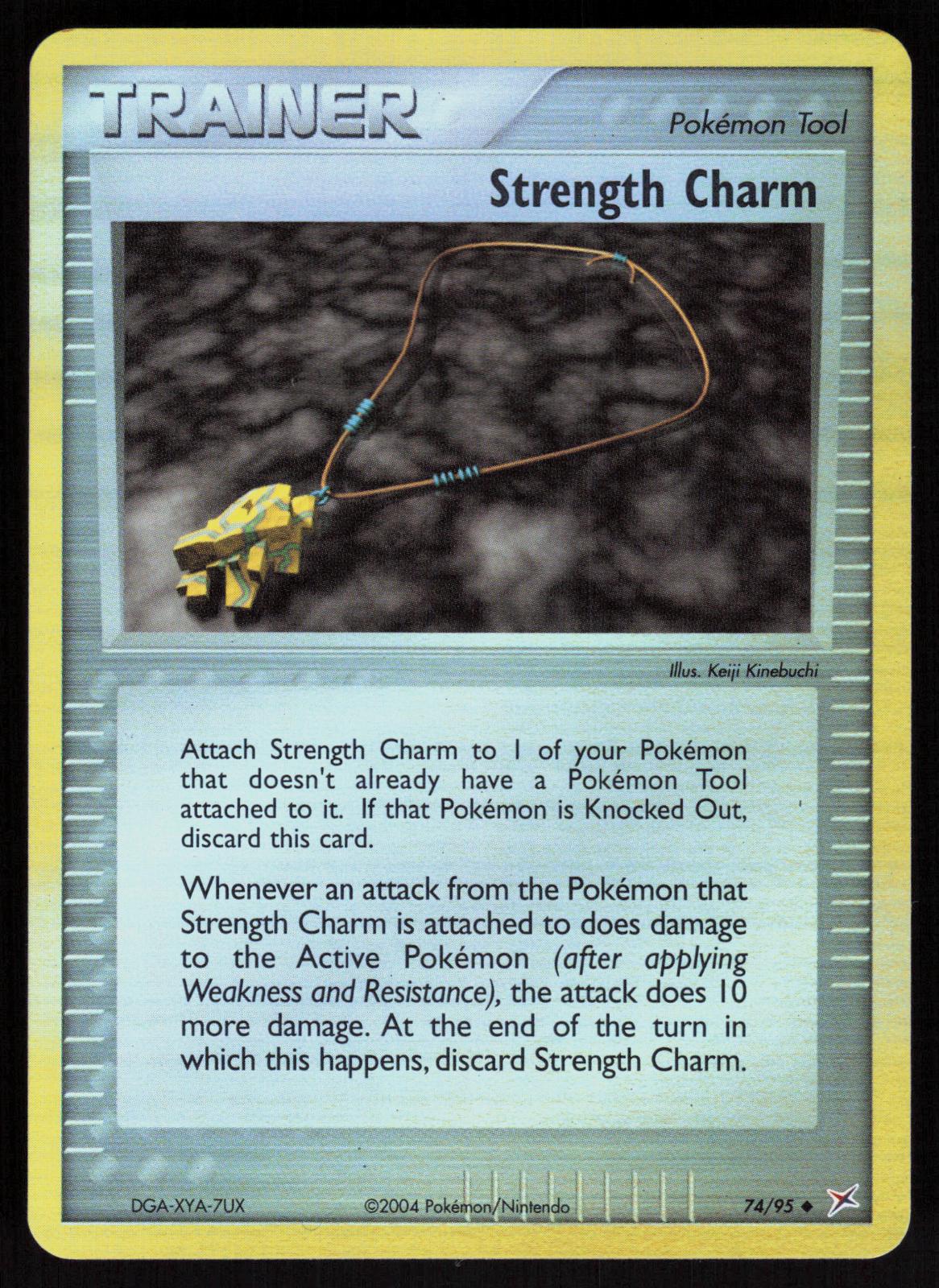 Pokemon Strength Charm 74/95 Team Magma vs Team Aqua Uncommon Reverse Holo NM