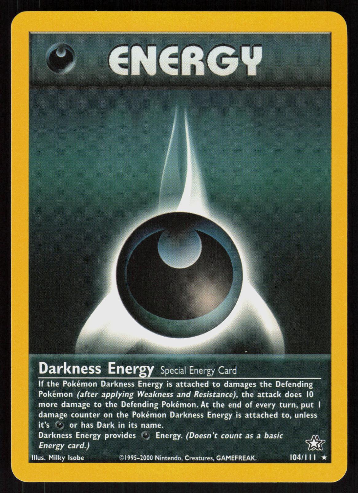 Pokemon Darkness Energy 104/111 Neo Genesis Rare Near Mint