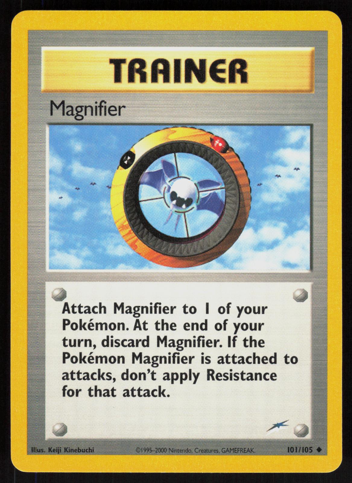 Pokemon Magnifier 101/105 Neo Destiny Uncommon Near Mint