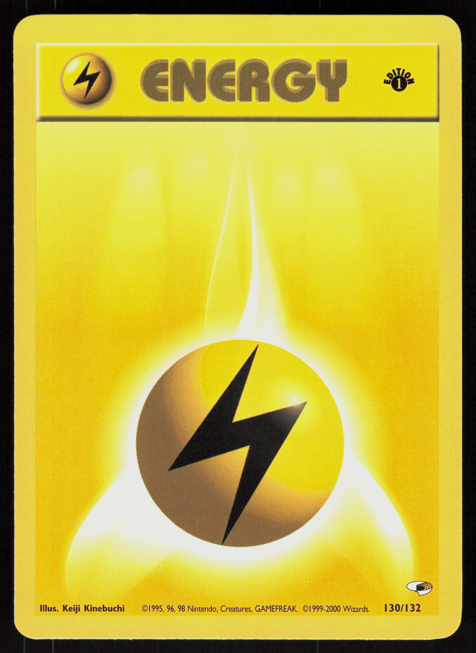 Pokemon Lightning Energy 130/132 Gym Heroes 1st Edition Near Mint