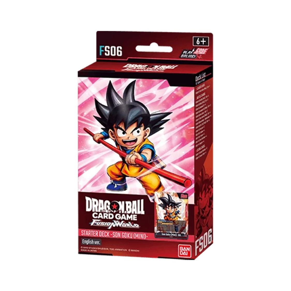 Dragon Ball Super CG - Fusion World Starter Deck - Son Goku FS06 - 20% VAT