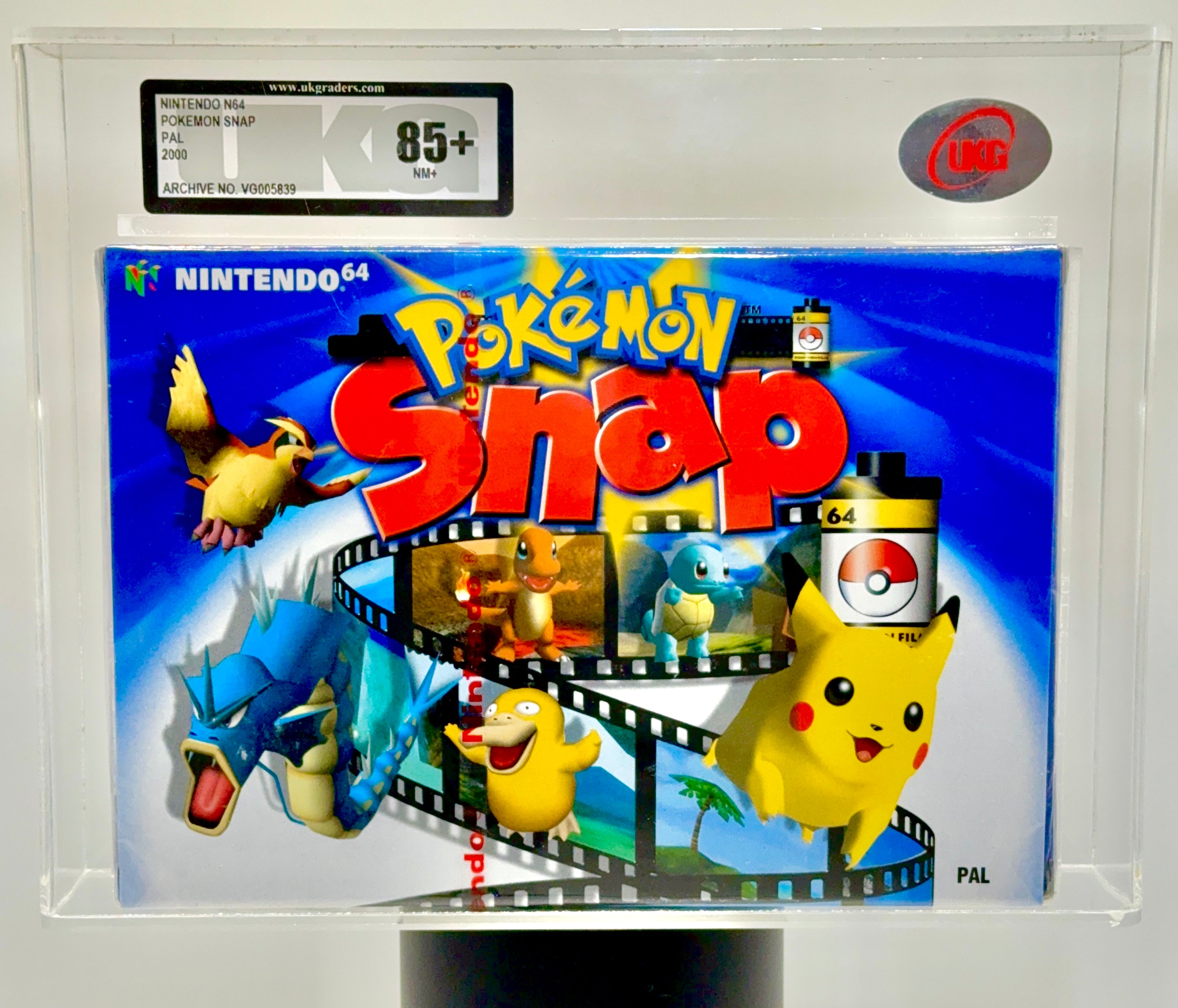 Pokemon - Snap Nintendo 64 - UKG 85+ NM+ - 0% VAT