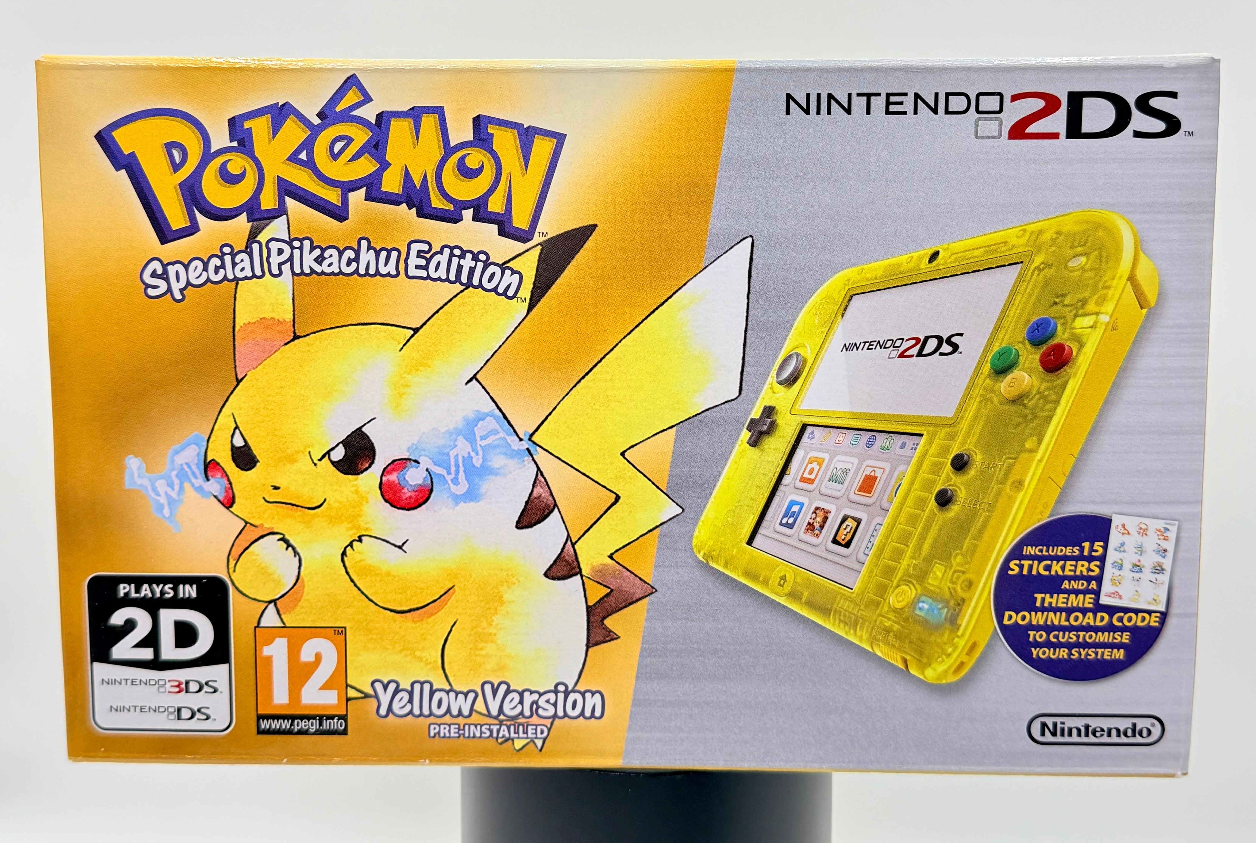 Pokemon - Yellow Pikachu Edition Nintendo 2DS - CIB New - 0% VAT GVMS
