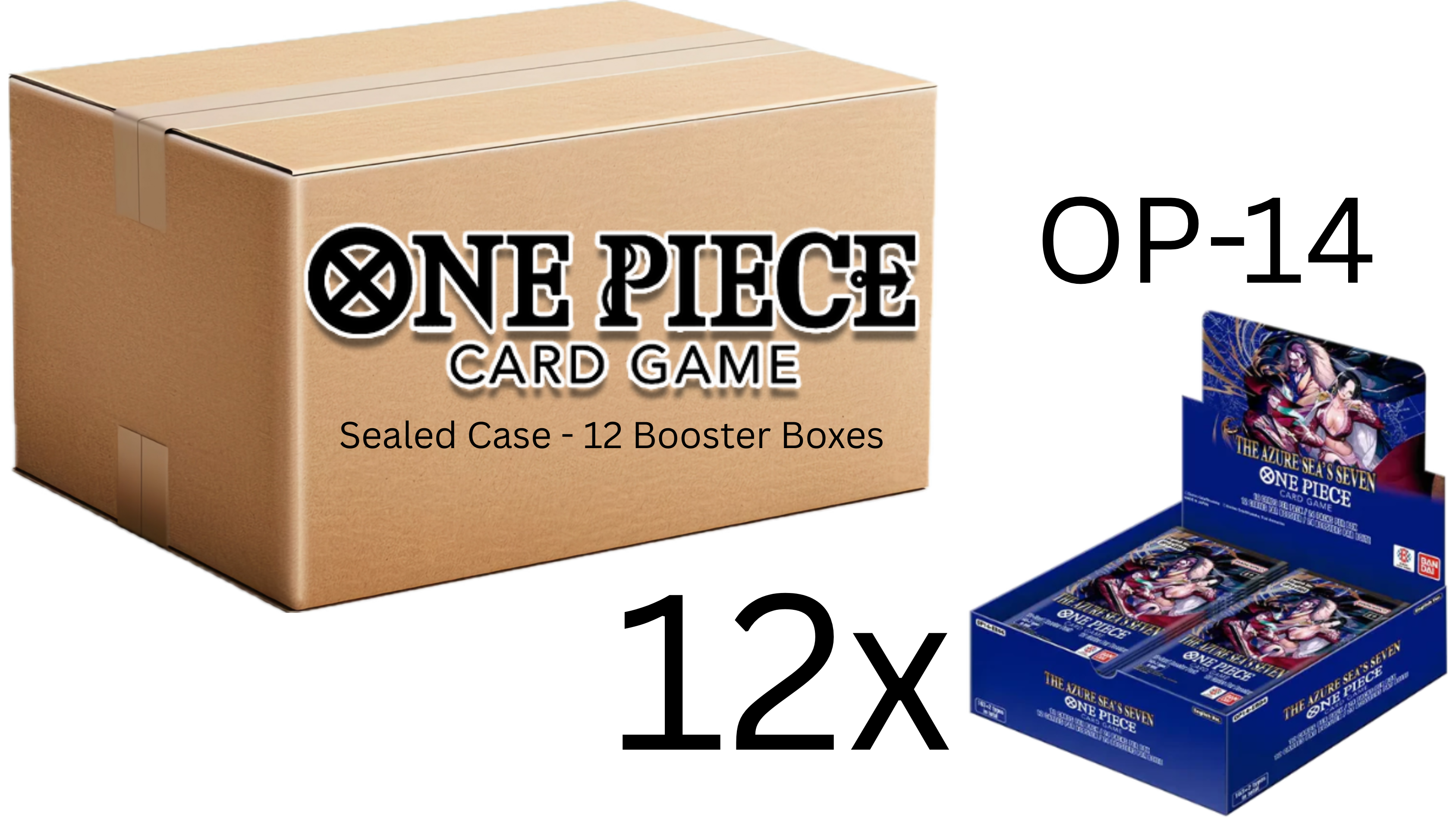 One Piece TCG - The Azure Sea's Seven (OP 14) - Booster Box CASE - 20% VAT