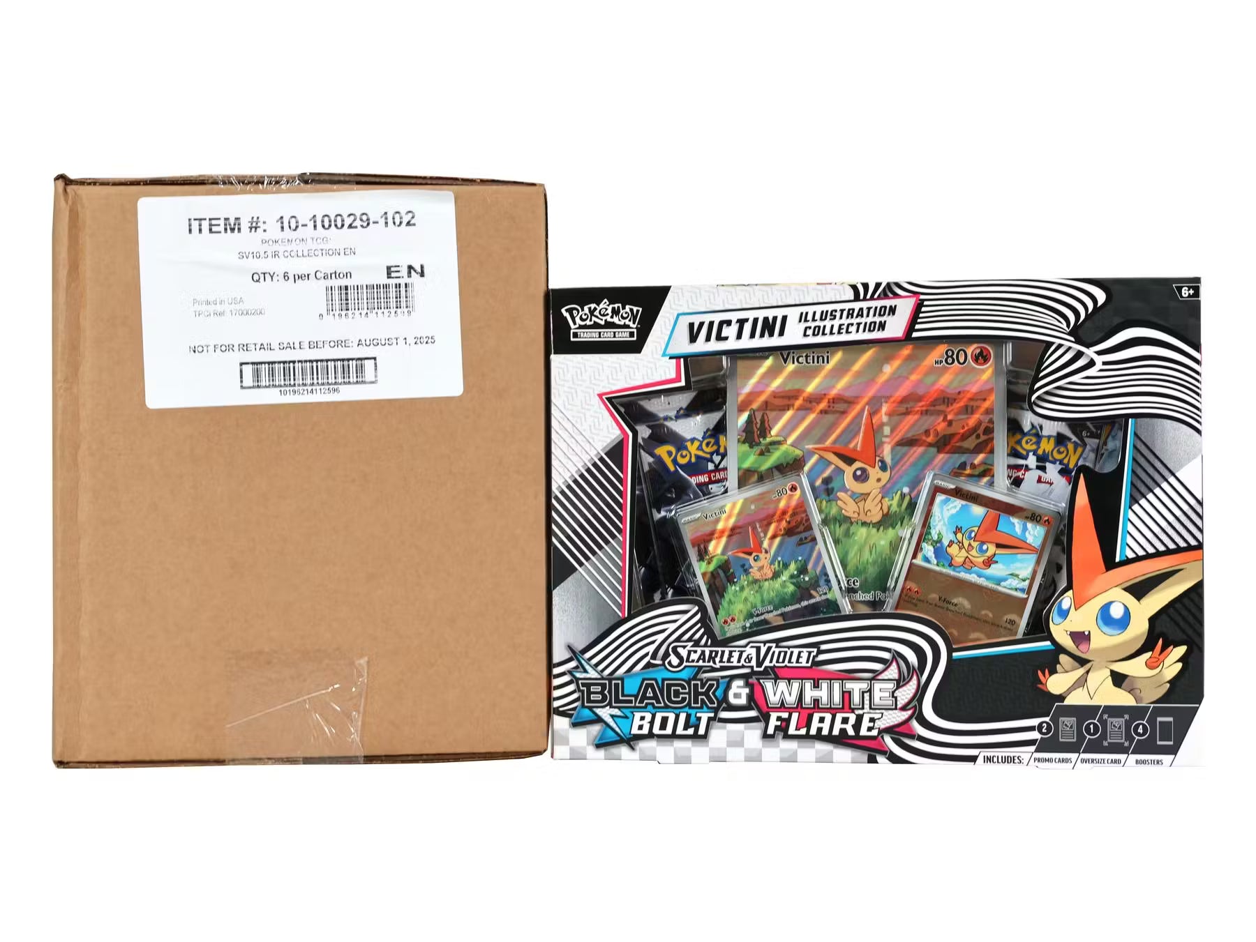 Pokemon - Black & White - Victini IR Collection Box CASE (6 Units) - 0% VAT GVMS