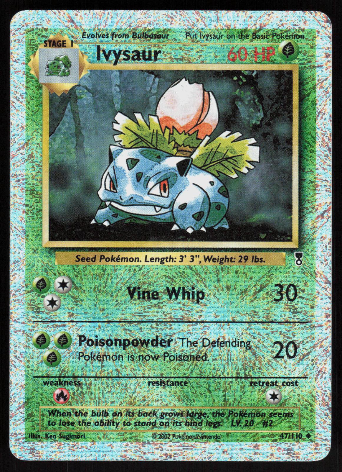 Pokemon Ivysaur 47/110 Legendary Collection Reverse Holo Lightly Played