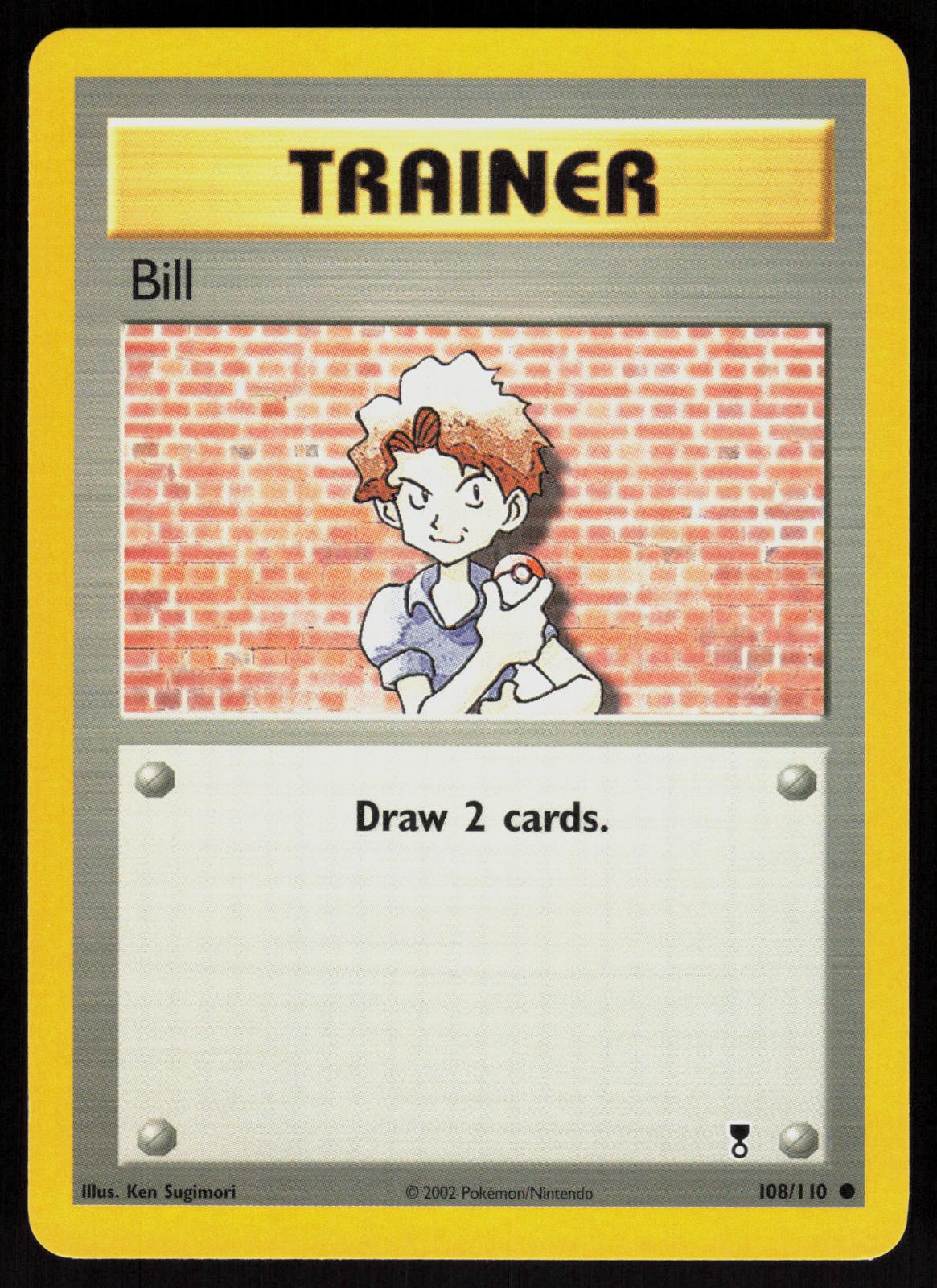 Pokemon Bill 108/110 Legendary Collection Common Near Mint