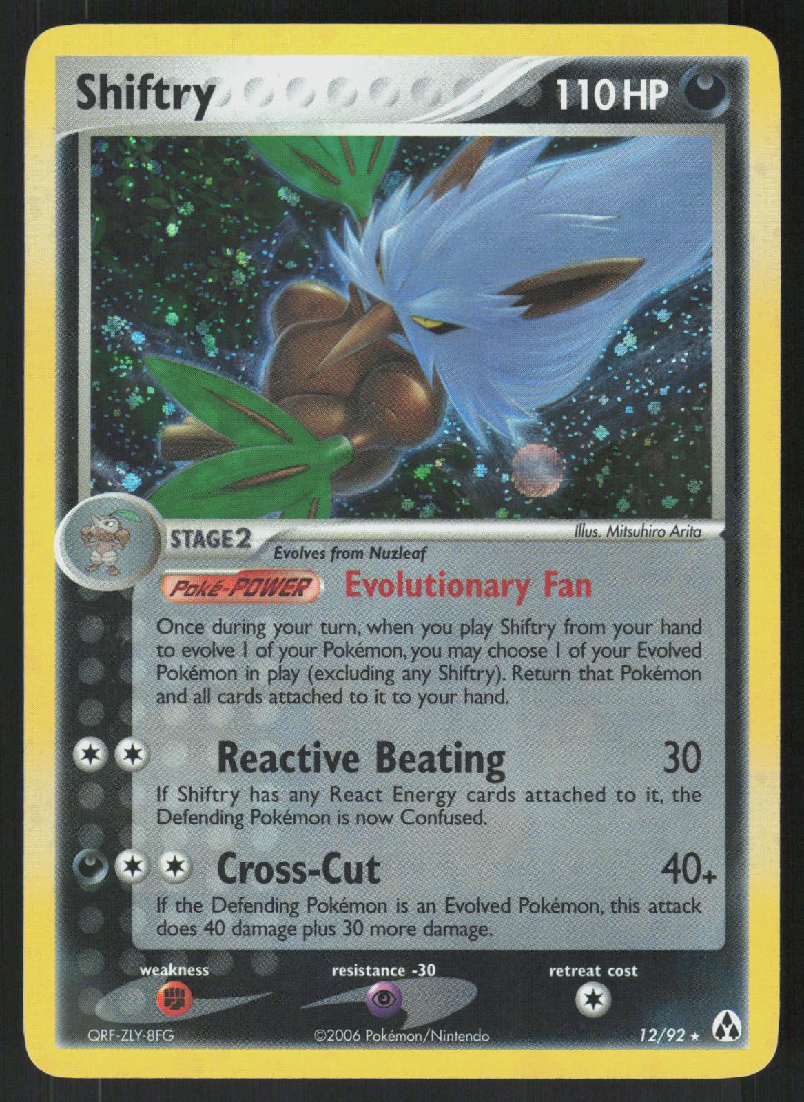 Pokemon Shiftry 12/92 Legend Maker Holo Rare Holo Near Mint