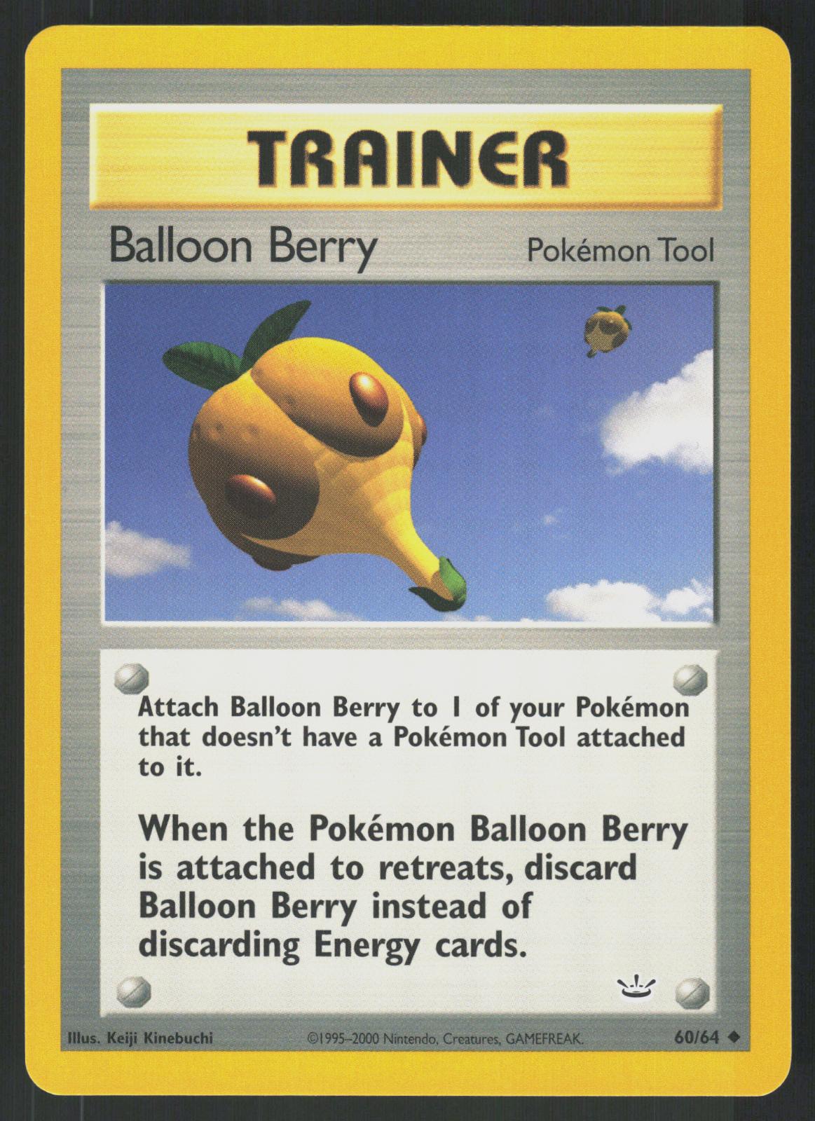 Pokemon Balloon Berry 60/64 Neo Revelation Uncommon Near Mint