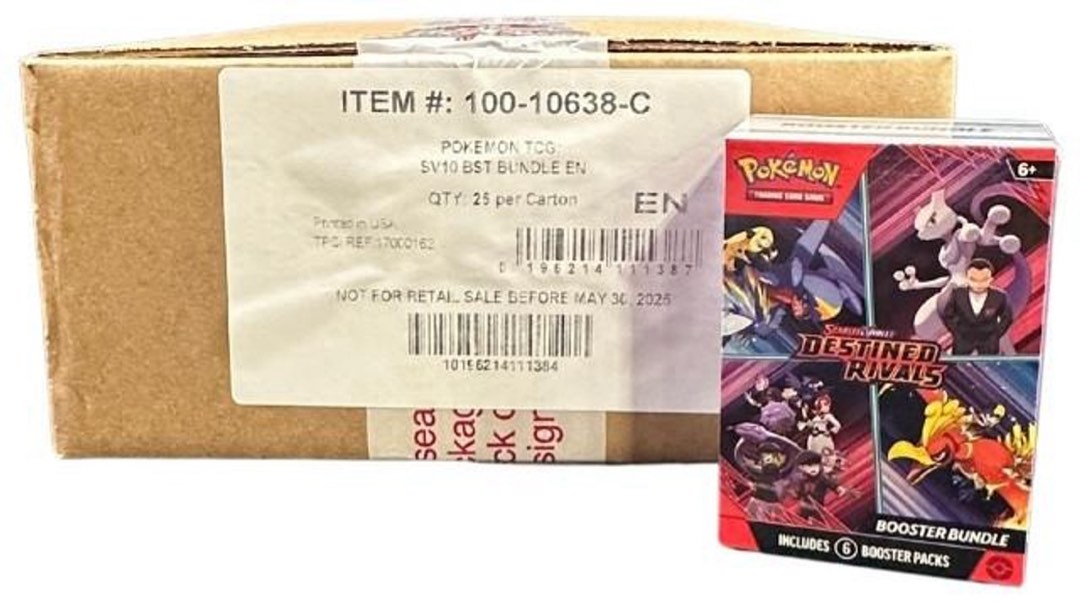 Pokemon - Destined Rivals - Booster Bundle Case (25 Units) - 0% VAT GVMS