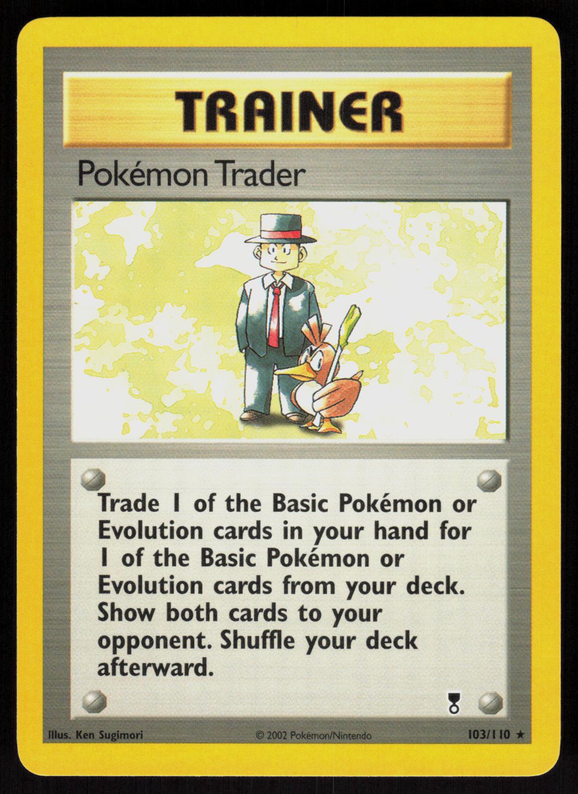 Pokemon Pokemon Trader 103/110 Legendary Collection Rare Near Mint