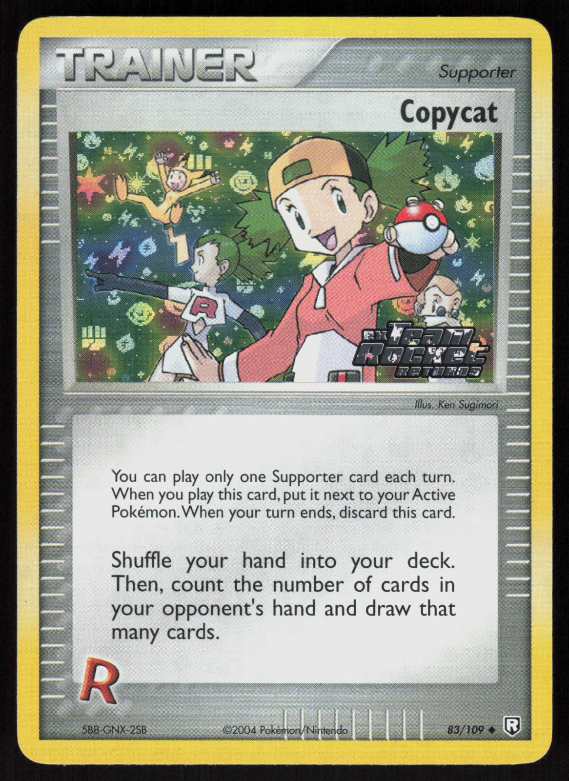 Pokemon Copycat 83/109 Team Rocket Returns Uncommon Reverse Holo Lightly Played