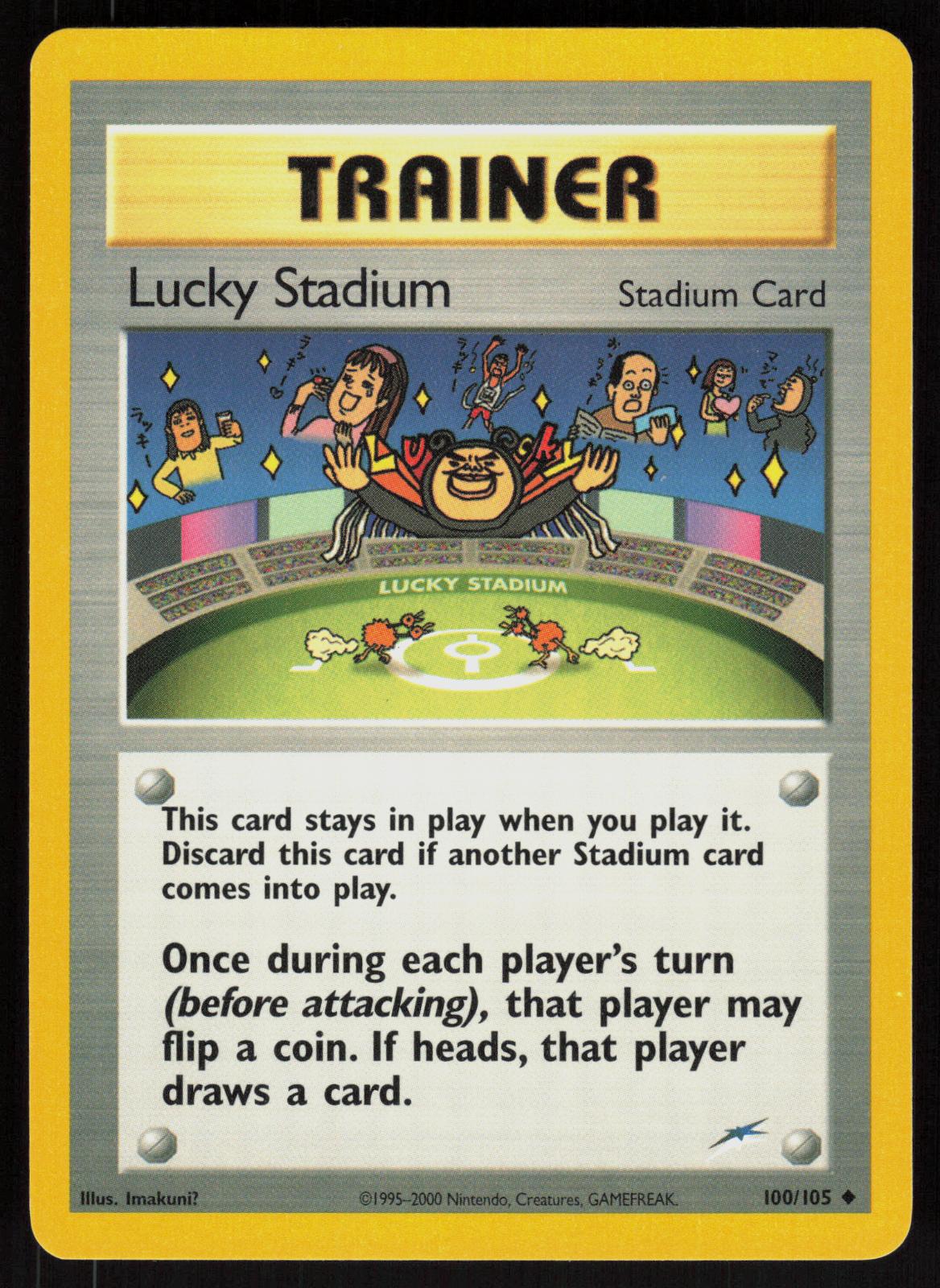 Pokemon Lucky Stadium 100/105 Neo Destiny Uncommon Near Mint