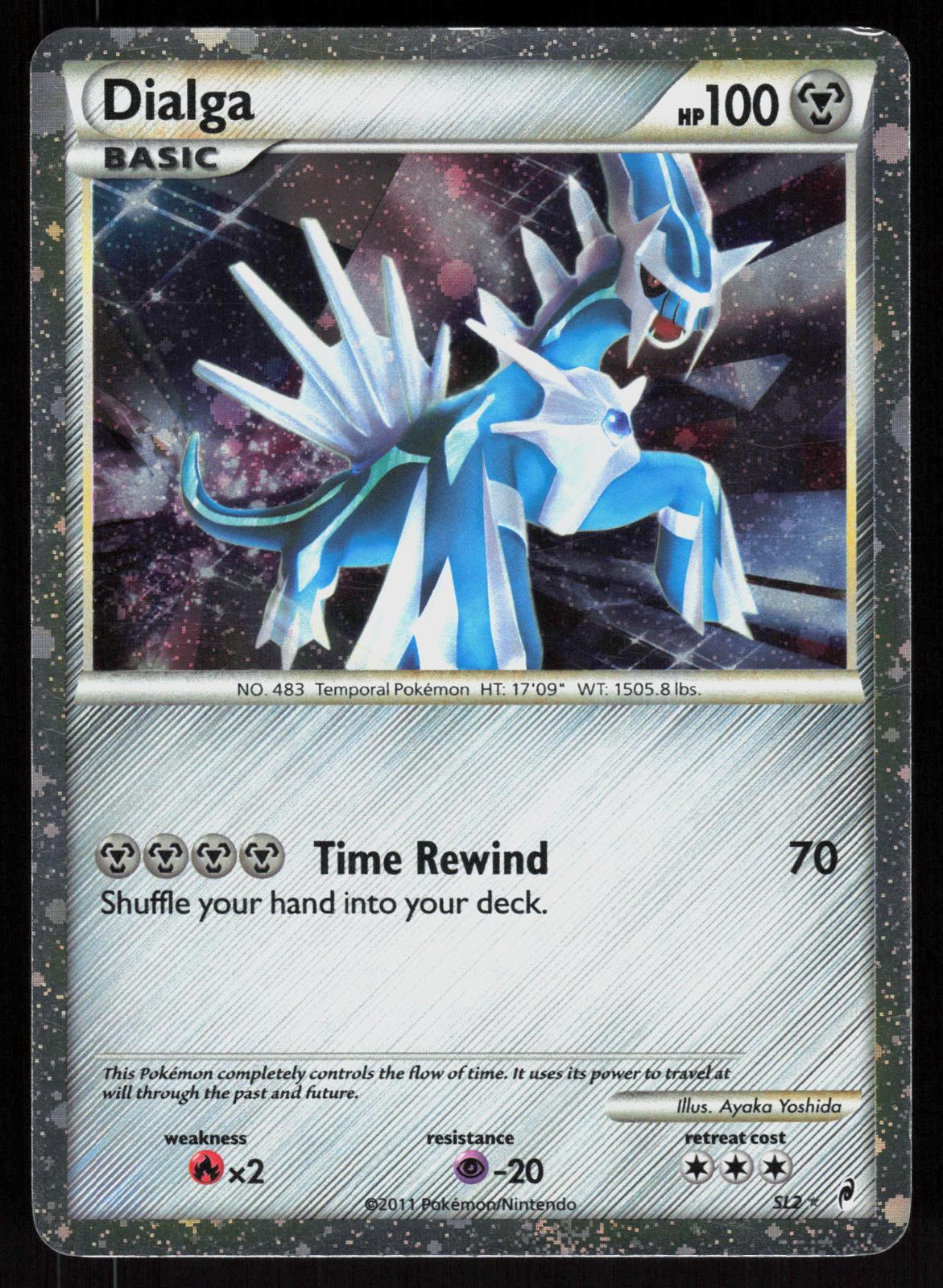 Pokemon Dialga SL2 Call of Legends Holo Rare Moderately Played