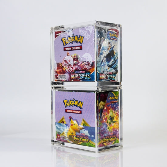 Pokemon - Acrylic Booster Box Protector - Stackable - 20% VAT