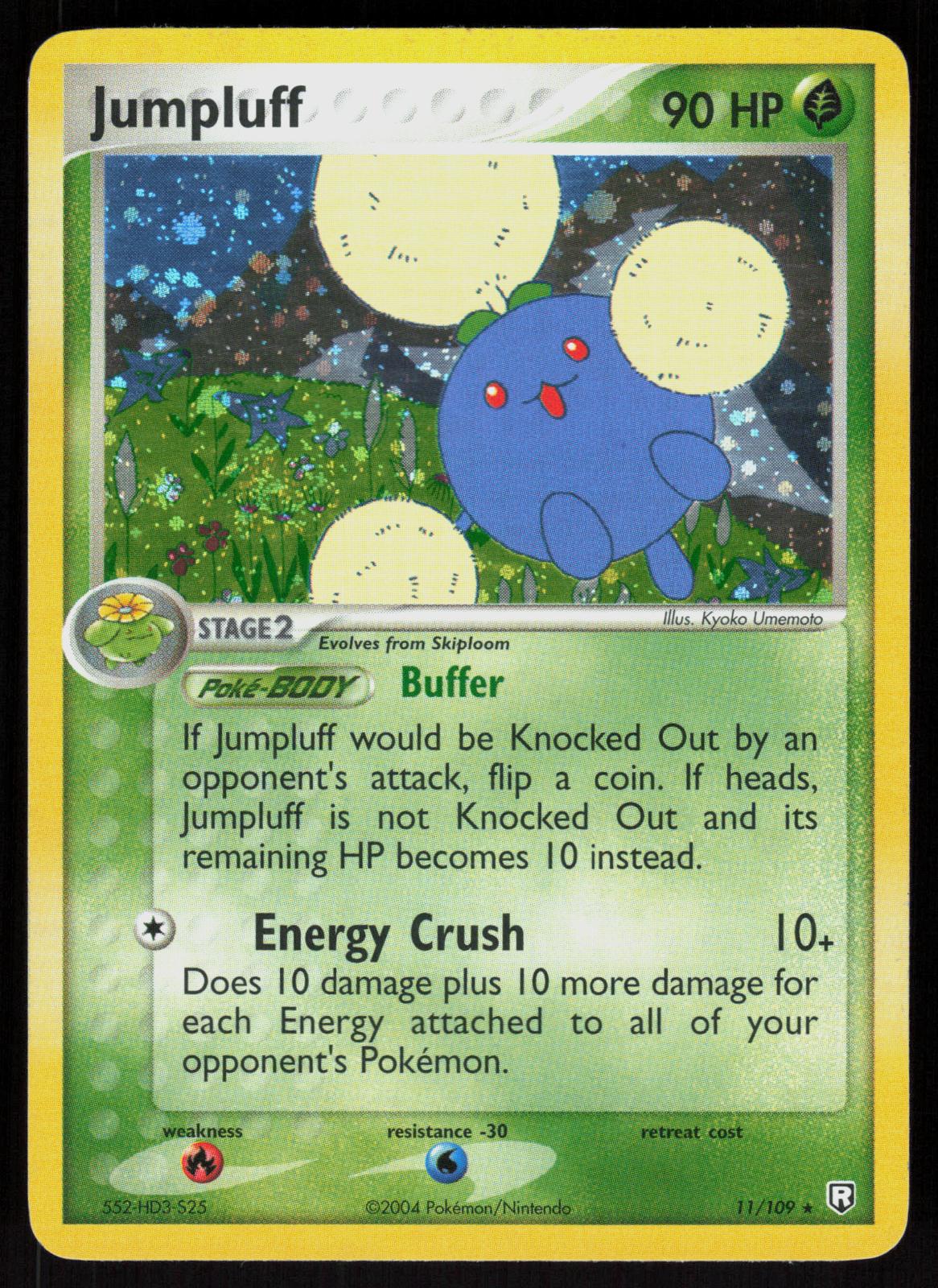 Pokemon Jumpluff 11/109 Team Rocket Returns Holo Rare Near Mint