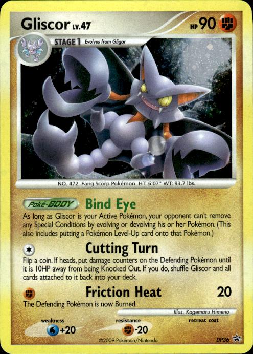 Pokemon Gliscor DP36 DP Black Star Promos Promo Lightly Played