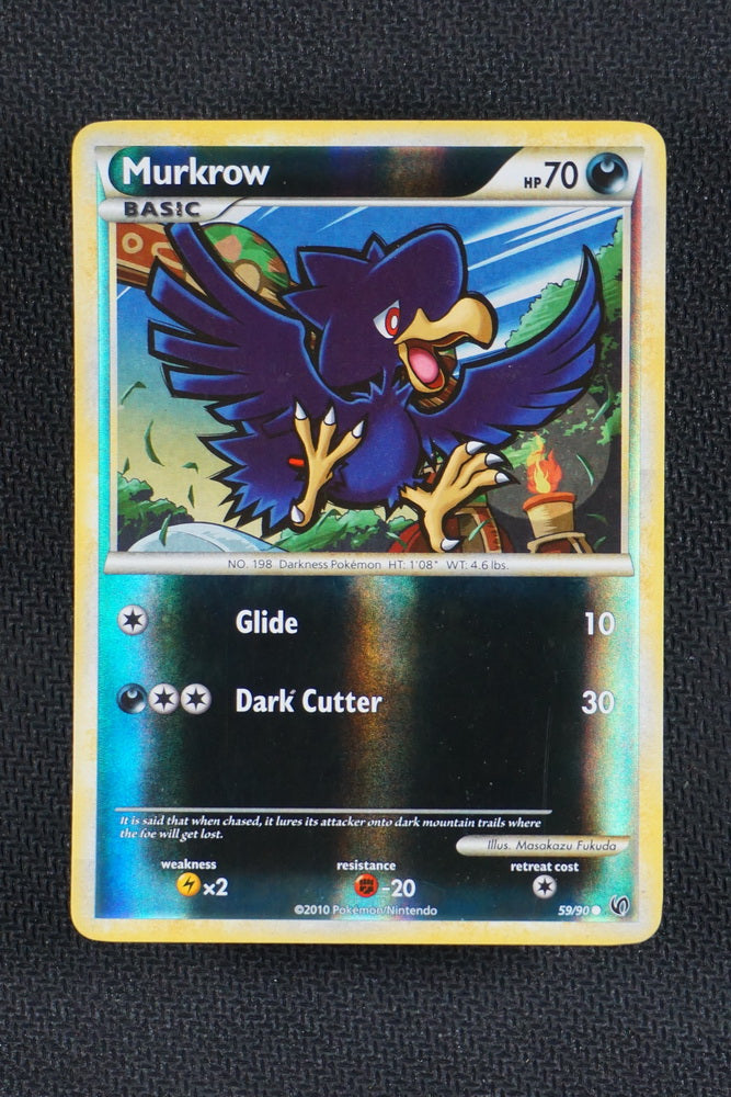 Murkrow 59/90 - HGSS Undaunted - Reverse Holo