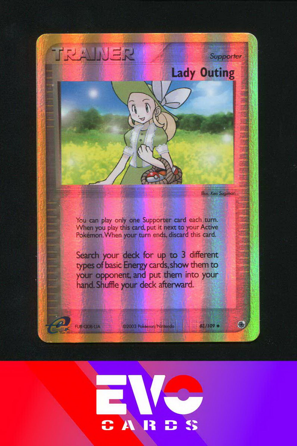 Lady Outing 83/109 - ex Ruby & Sapphire - Reverse holo - Excellent