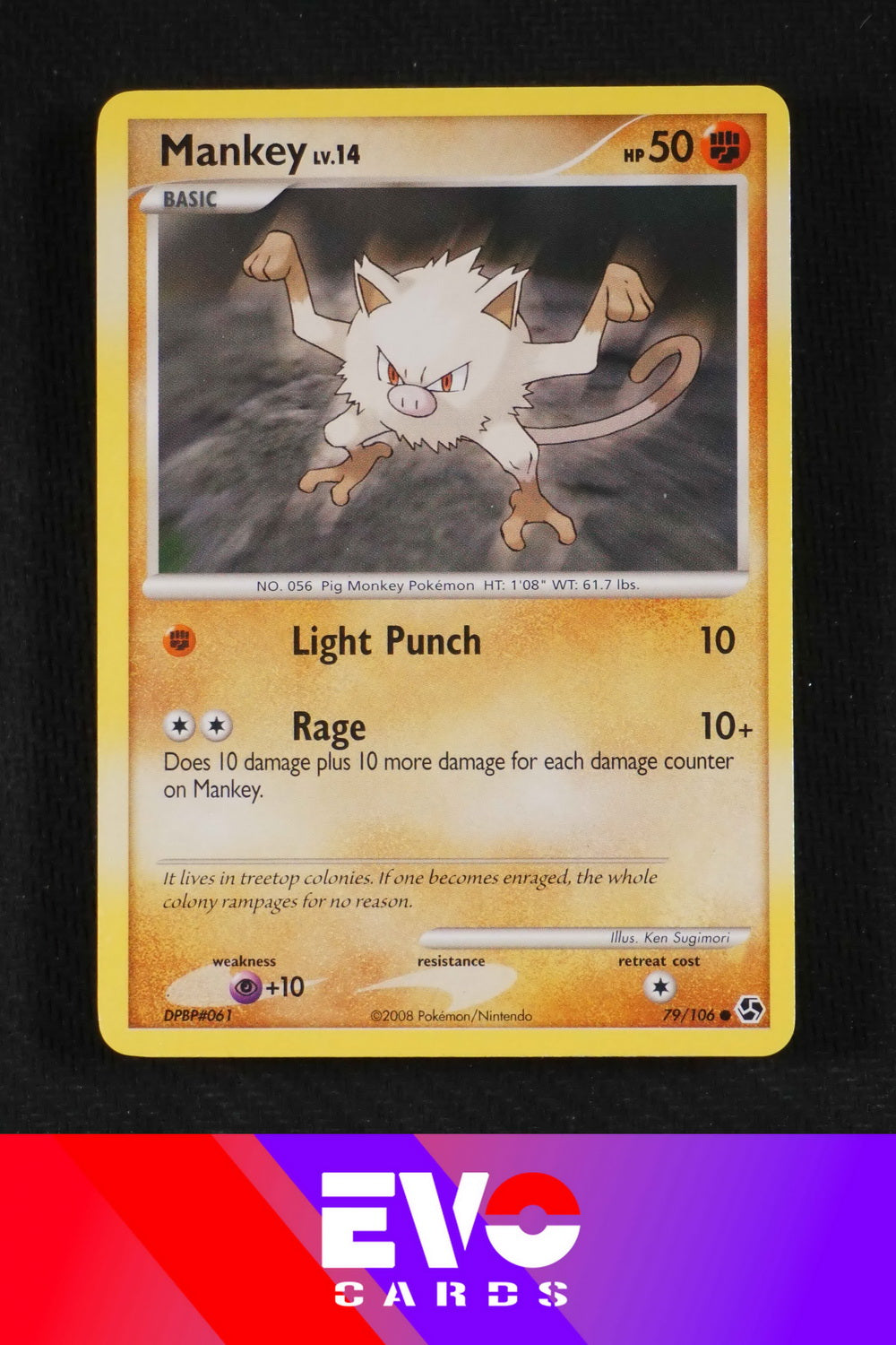 Mankey 79/106 Great Encounters - Excellent