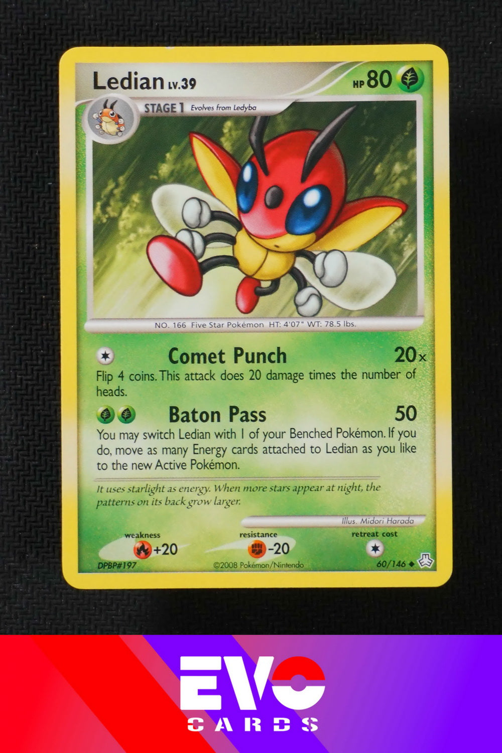 Ledian 60/146 Legends Awakened - Near Mint