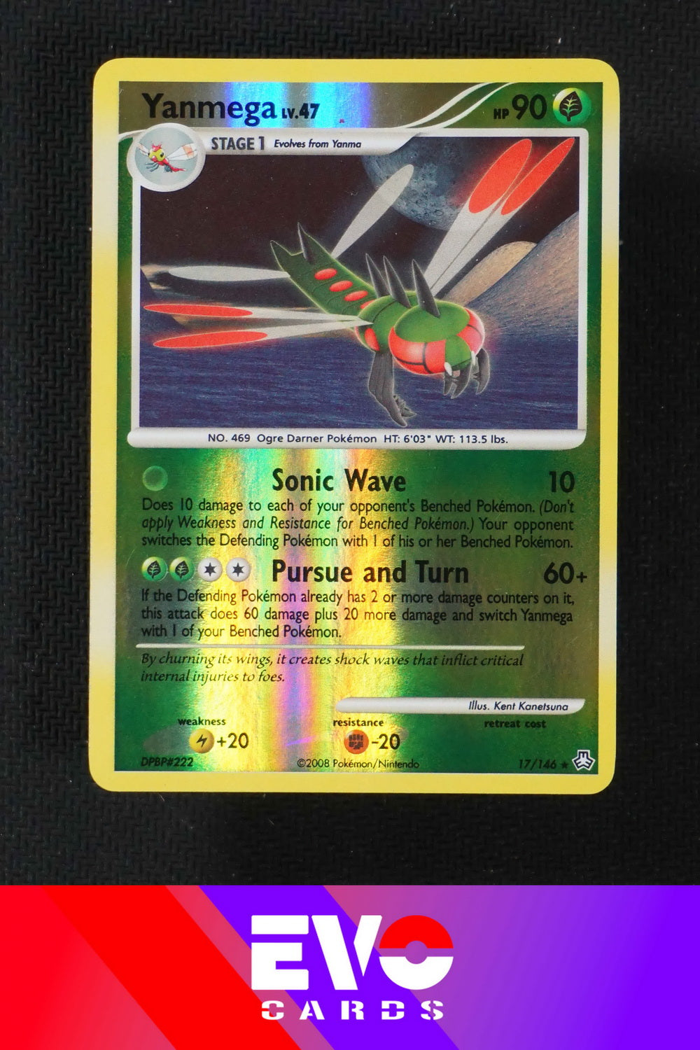 Yanmega 17/146 - Legends Awakened - Reverse Holo - Excellent