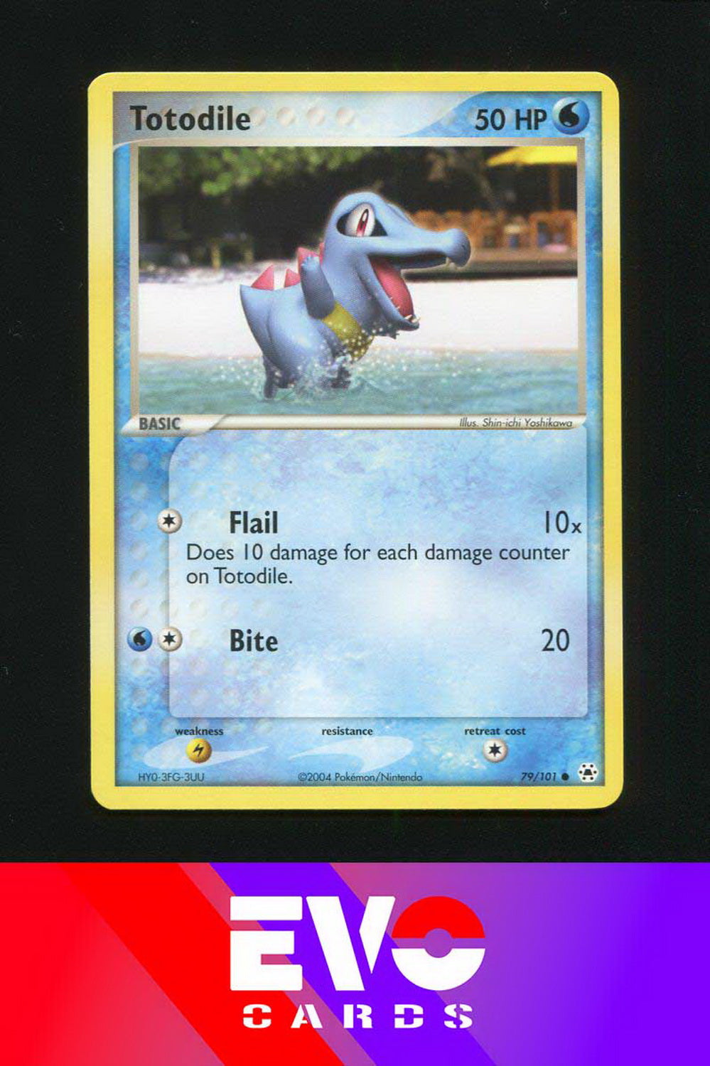 Totodile 79/101 - Ex Hidden Legends - Near Mint