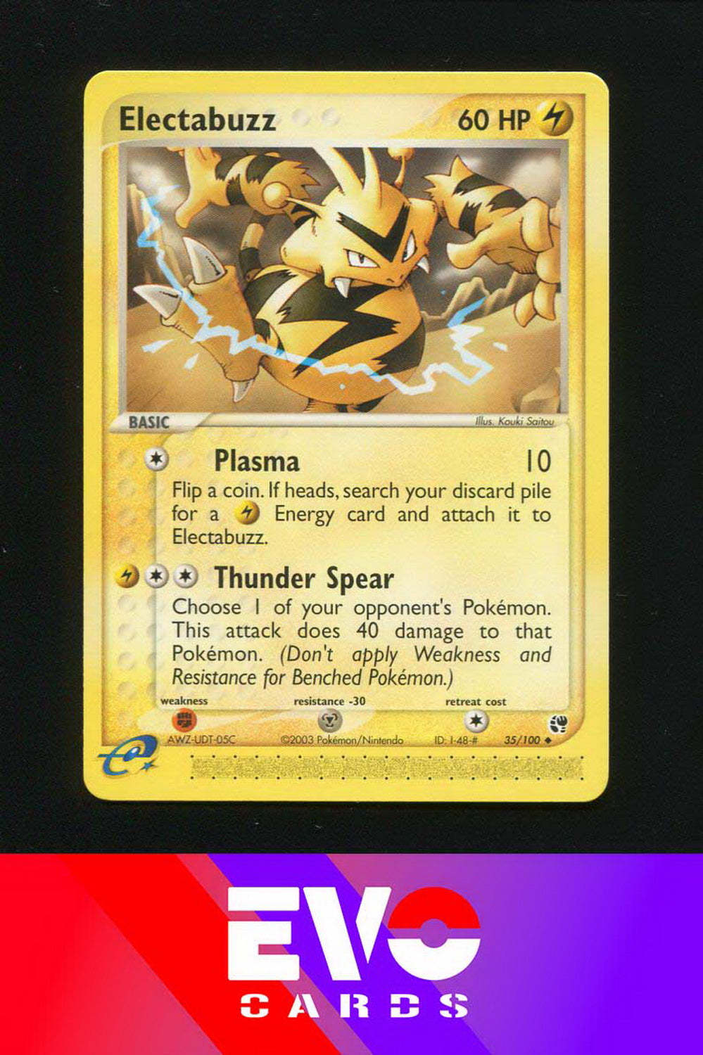 Electabuzz 35/100 - ex Sandstorm - Near Mint