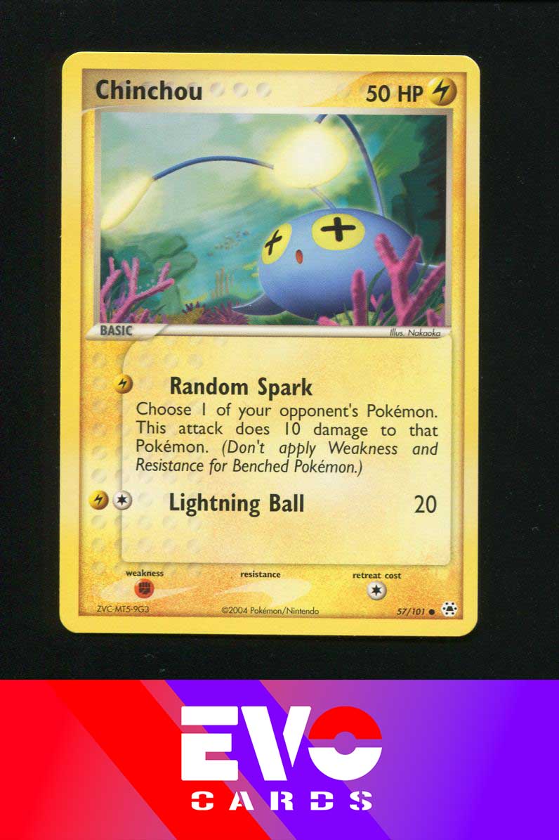 Chinchou 57/101 - Ex Hidden Legends - Near Mint