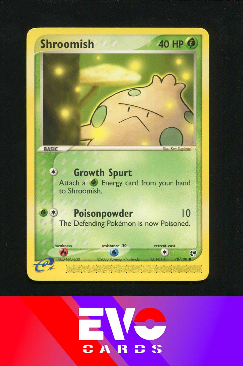 Shroomish 78/100 - ex Sandstorm - Near Mint