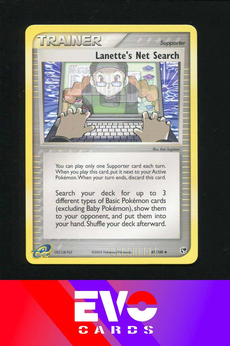 Lanette's Net Search 87/100 - ex Sandstorm - Near Mint