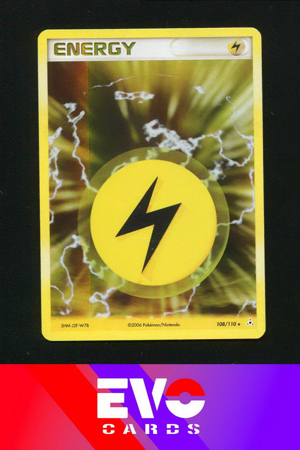 Lightning Energy 108/110 - ex Holon Phantoms - Reverse holo - Excellent