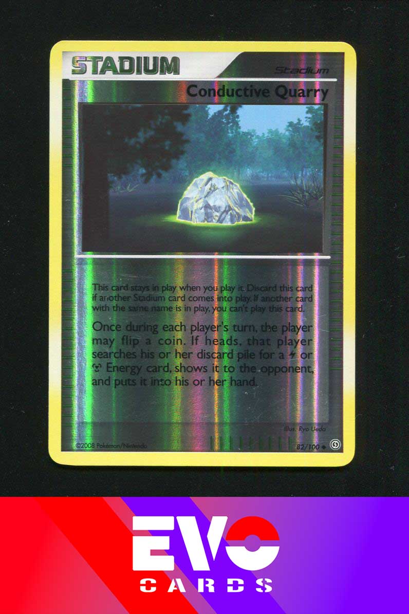 Conductive Quarry 82/100 - Stormfront - Reverse Holo - Excellent