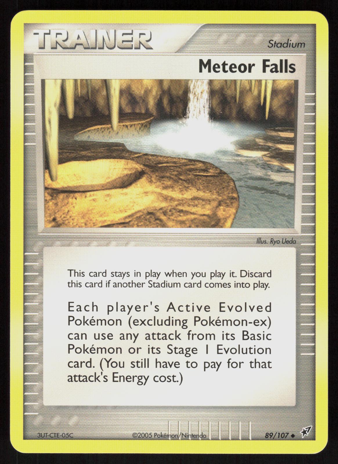 Pokemon Meteor Falls 89/107 Deoxys Uncommon Near Mint