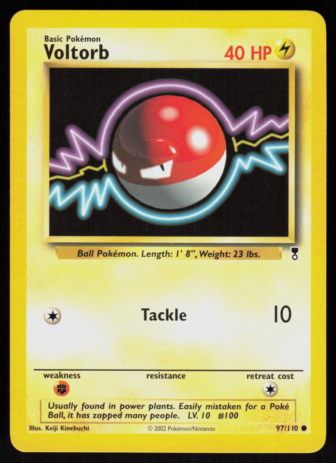 Pokemon Voltorb 97/110 Legendary Collection Common Near Mint