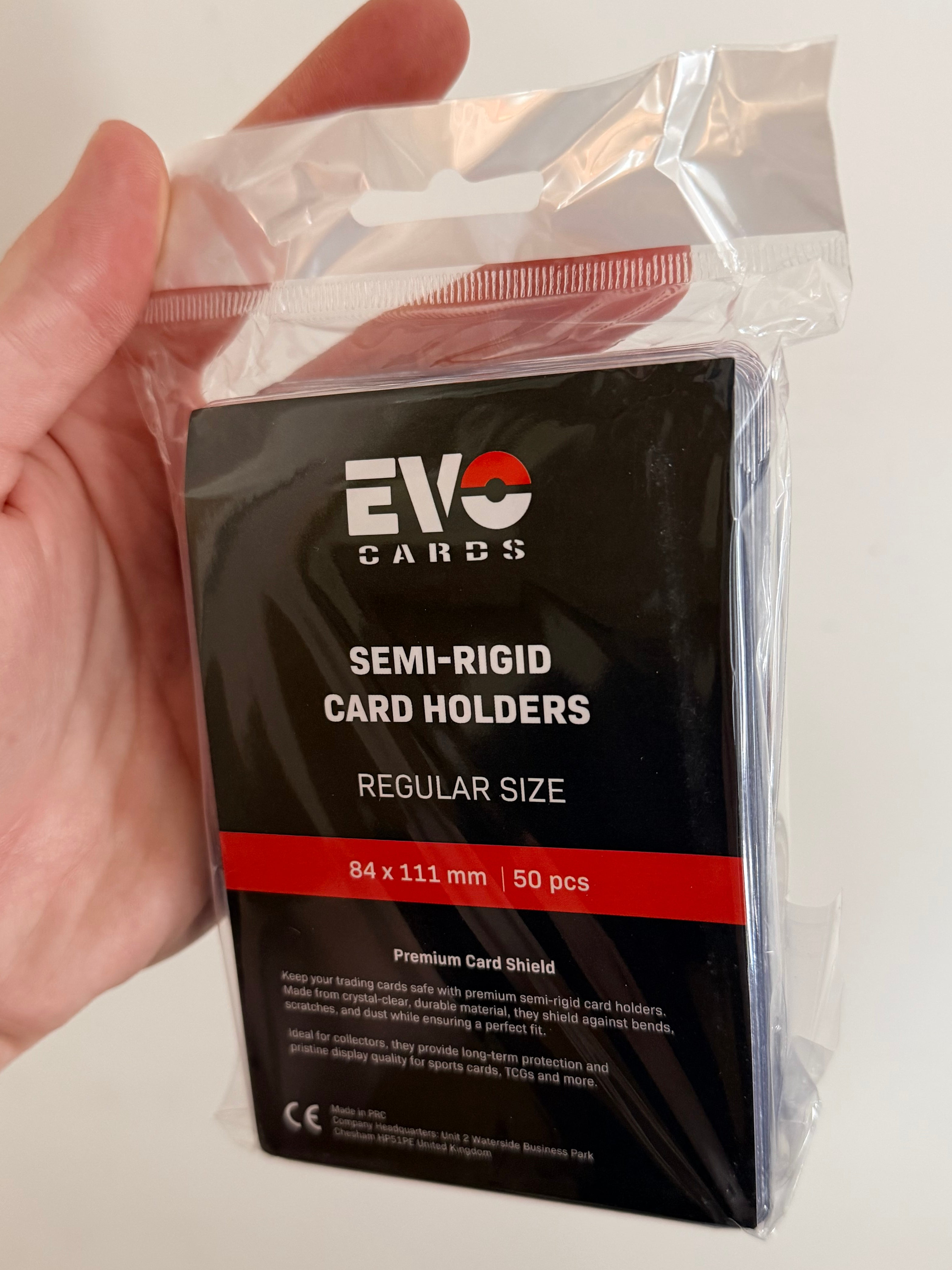 Pokemon - Semi-Rigid Card Holder - Pack Of 50 - 20% VAT
