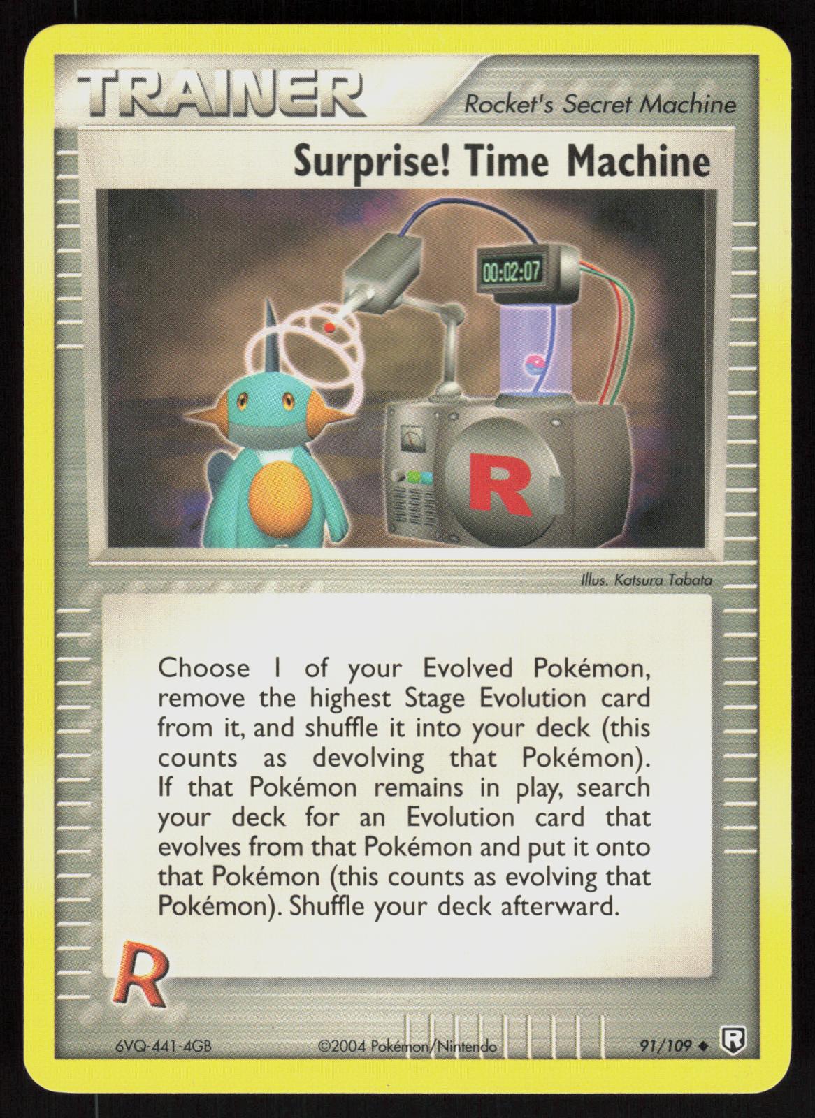 Pokemon Surprise! Time Machine 91/109 Team Rocket Returns Uncommon Near Mint