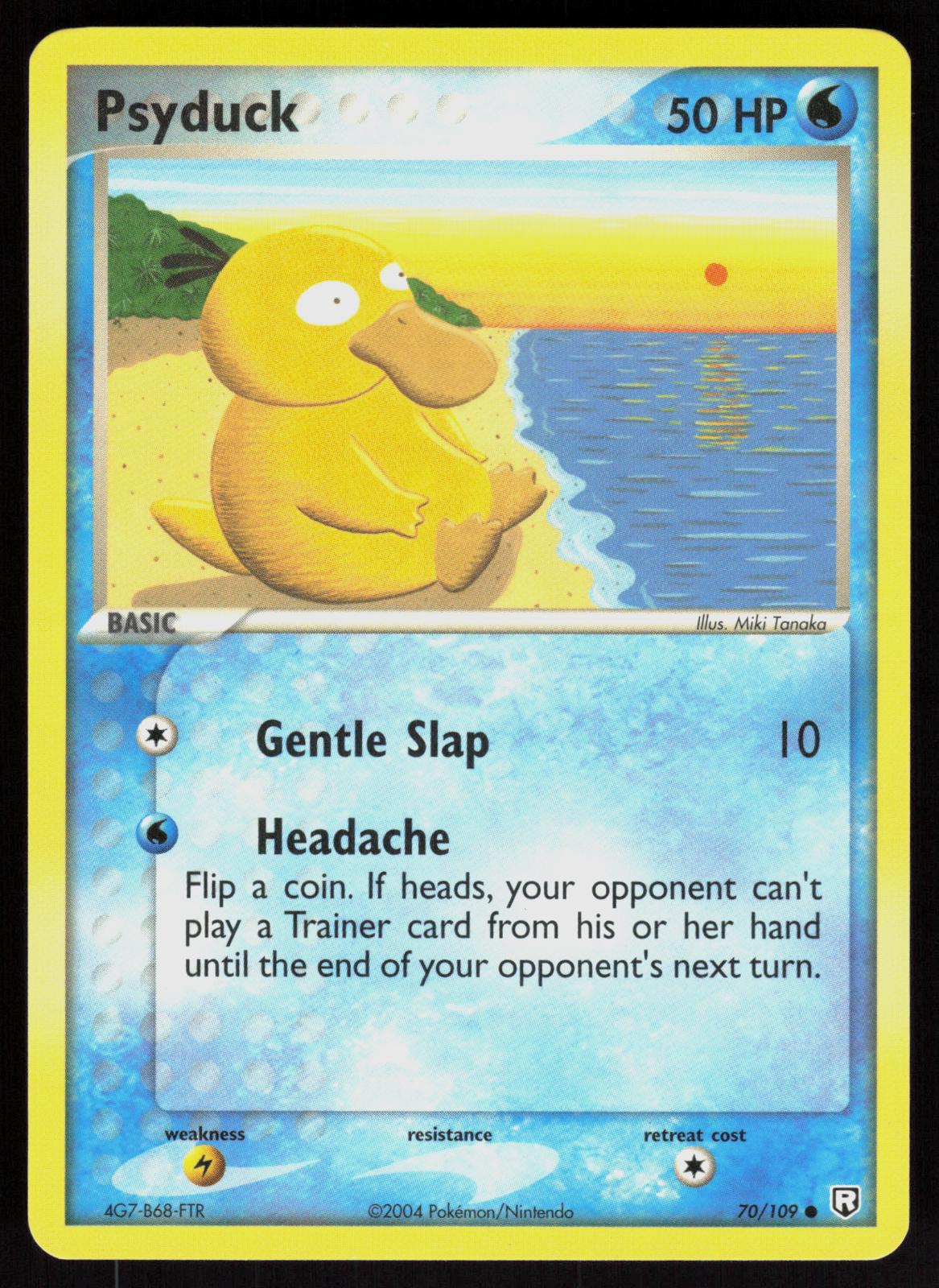 Pokemon Psyduck 70/109 Team Rocket Returns Common Near Mint